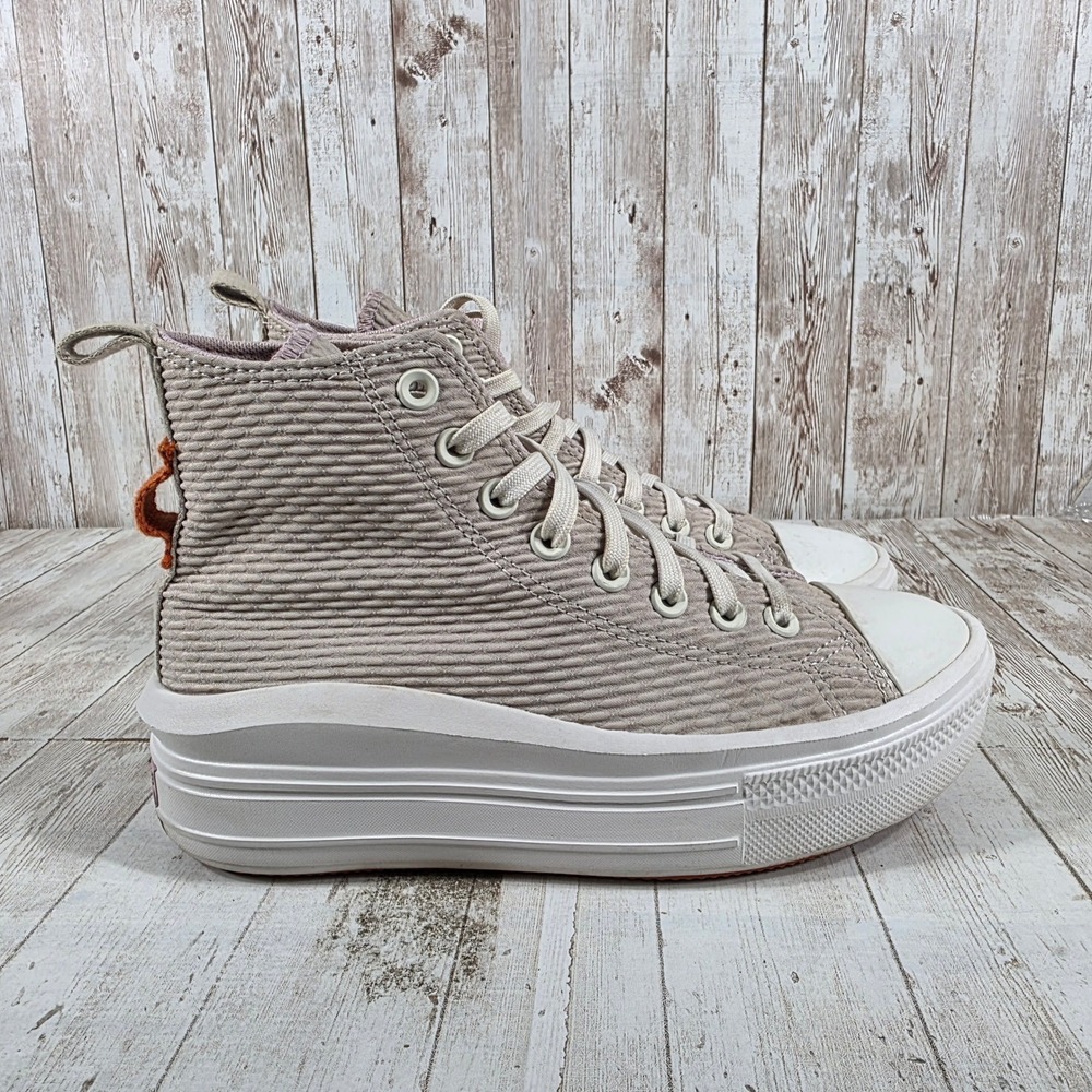 Converse Chuck Taylor All Star Move High Top Farro Corduroy Platform 572421C 7.5